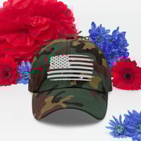 Image 3 of Flag F PTSD 988 Dad hat
