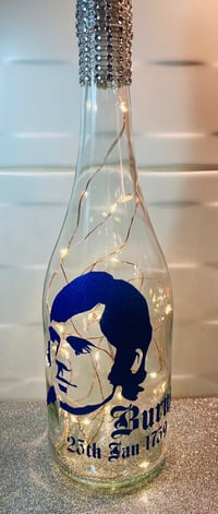 Robert Burns Bottle Light Lamp