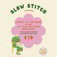Image 1 of Slow Stitch Workshop