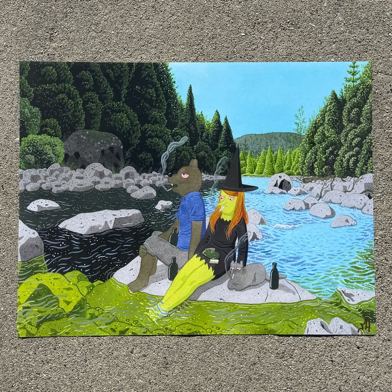 Snowqualmie Poster Print by Simon Hanselmann - SIGNED