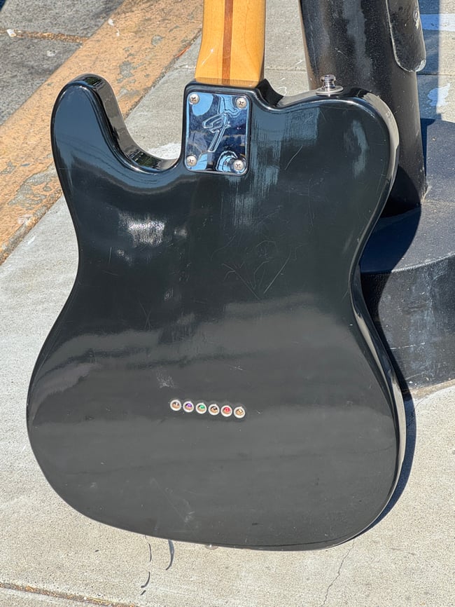 1978 Fender Telecaster Black w/Fender Hard Shell Case