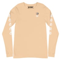 Image 3 of Black Cargo - Contemporary Urban Art Apparel for the Woke - Warrior - Unisex Long Sleeve Tee -