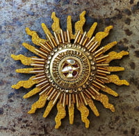Image 3 of Collana sole in mosaico multi materico 