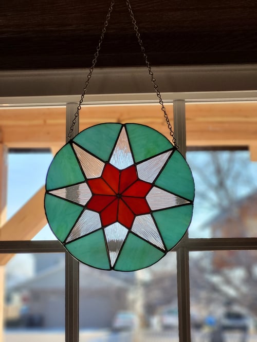 Image of Mandala- stained glass