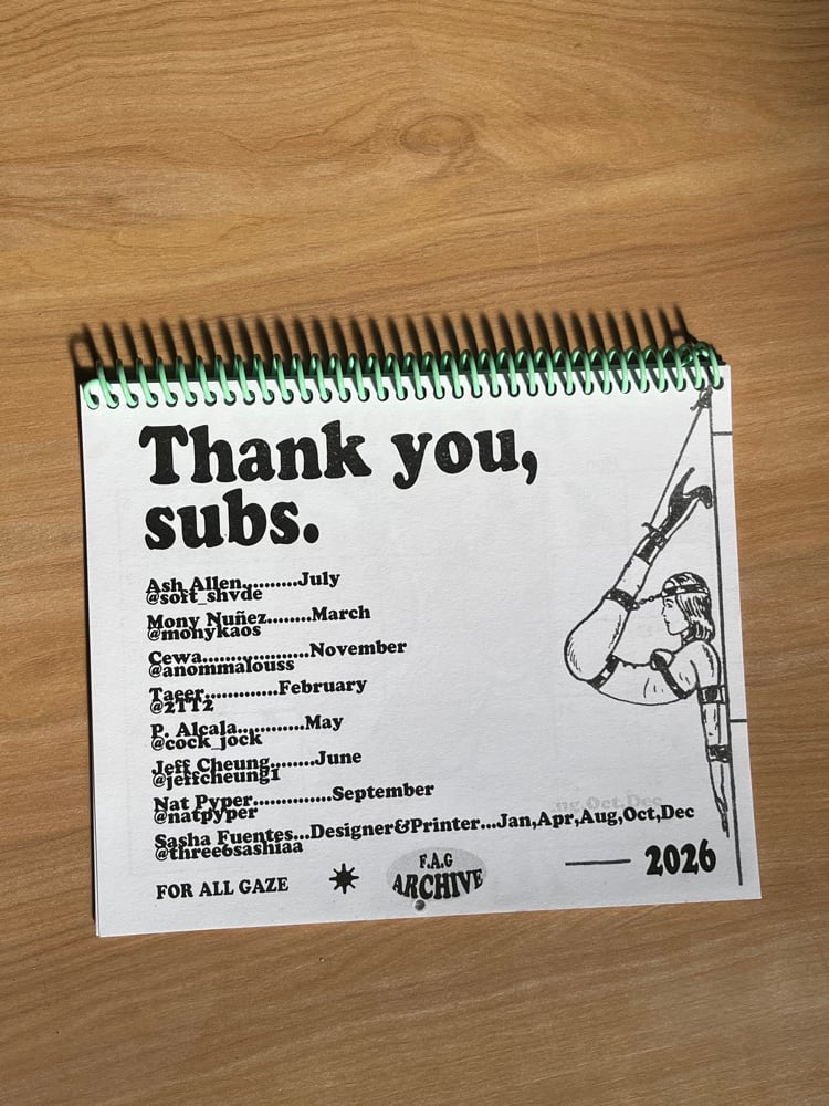 2026 Gay Calendar Image 2