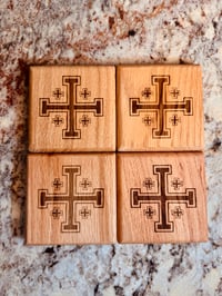 Image 1 of Jerusalem Cross Coaster