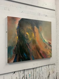 Image 4 of Painting / maleri / "Et øjeblik I" / 60x70 cm