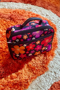 Image 3 of Insulated lunchbox or makeup bag in lazy daze dark