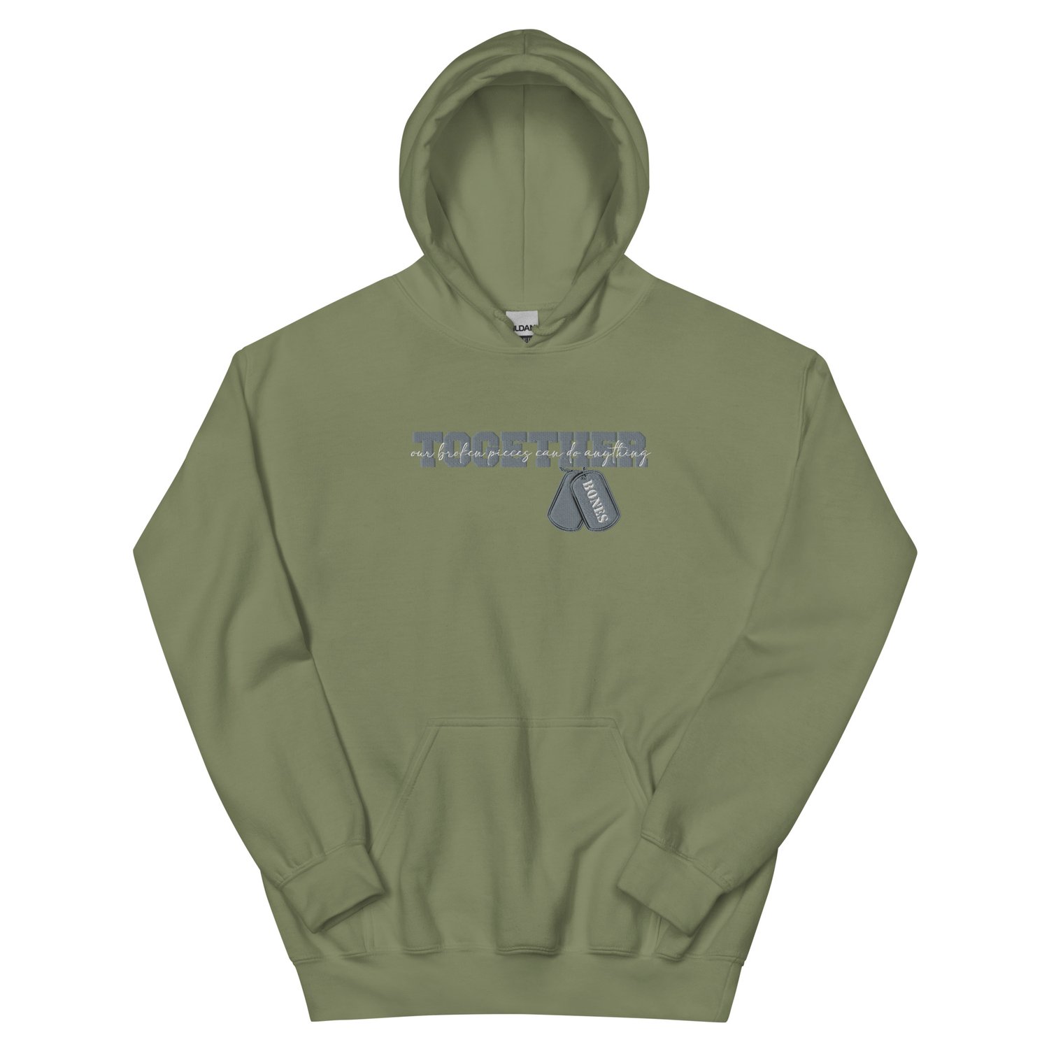 Image of Officially licensed leave me behind together embroidery Unisex Hoodie