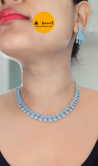 Image 1 of Deborah -Stunning Australian Diamond Necklace Set