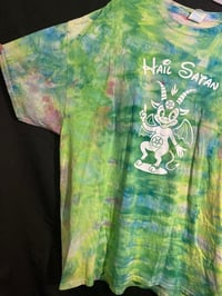 Image 2 of 3XL Hail Satan Tie Dye Shirt 2