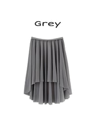 Image 2 of Old Pink High low mesh full rehearsal circle skirt 