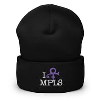 Image 1 of I [PRINCE] MPLS Beanie (White Text)