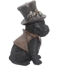 Image 2 of Cogsmiths Adorable Steampunk Dog Figurine 21cm