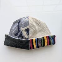 Image 2 of Upcycled Reversible Beanie Cotton Blend 20