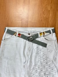 Image 2 of Green Floral Belt