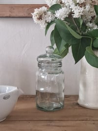 Image 1 of Le bocal en verre bullé