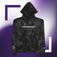 Image 3 of Resilient Champion tie-dye hoodie