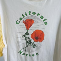 Image 2 of Reworked Puff Sleeve T-shirt California Native 