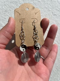 Yin & Yang Swirl Earrings  