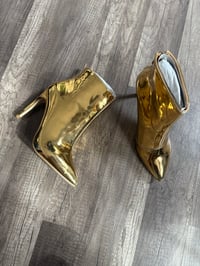 Metallic boots 