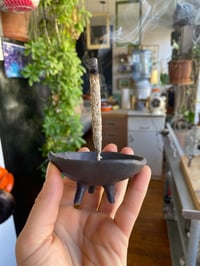 Image 2 of Dark cobalt incense burner