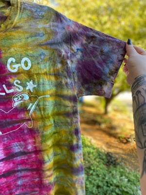 Image of MEDIUM Let's Go Girls Tie Dye Shirt