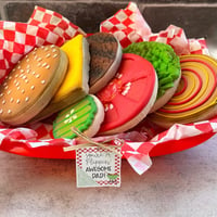 Image 1 of Flippin’ awesome Dad build your own burger 