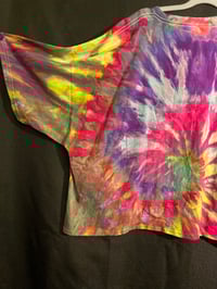 Image 5 of 3XL MILF Man I Love Frogs Tie Dye Crop Top Shirt 2