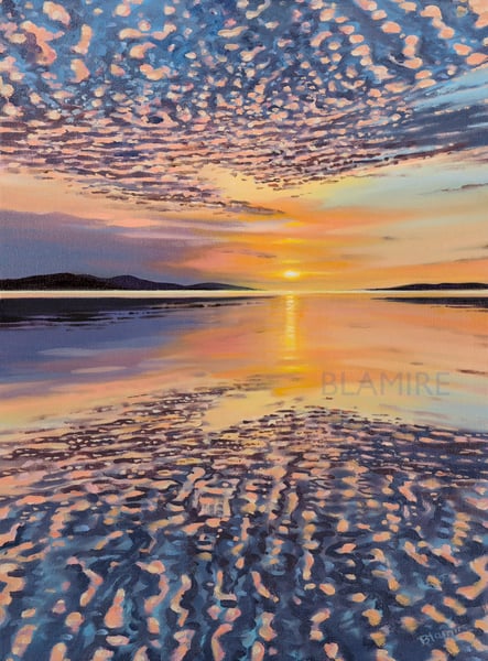 Image of Sunset ripples, Luskentyre print
