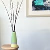 Tall Skyline Vase in Spring Green, Primrose and Lilac