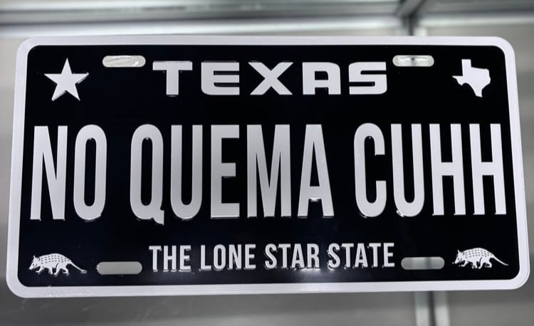 License plates (no legal) for show only 