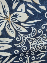 Image 7 of Pefkos co ord sarong set Navy with glitter sparkle