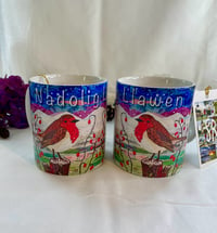 Image 3 of Christmas Robin Ceramic Mugs