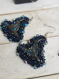 Image 2 of Witch Hat holo earrings 