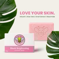 Image 1 of Hubby Bee - GLUSH BRIGHTENING FACE&BODY SOAP - 135g