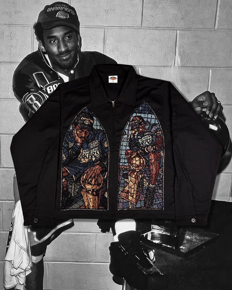 KOBE BRYANT STAINED GLASS WORK JACKET