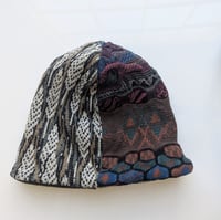Image 2 of Upcycled Reversible Beanie Cotton Blend 21