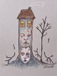 Image 5 of House of tricks and dreams (Series) Charcoal 