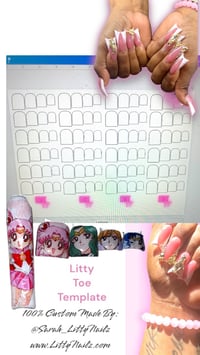 Image 6 of Waterslide Decal 💖 TEMPLATE ONLY