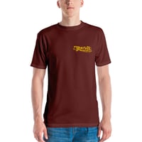 Image 4 of Snake and Scythe - Burgundy - Dillon Smith Tattoo T Shirt