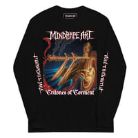 Image 1 of Tritones of Torment Men’s Long Sleeve Shirt by Mark Cooper Art