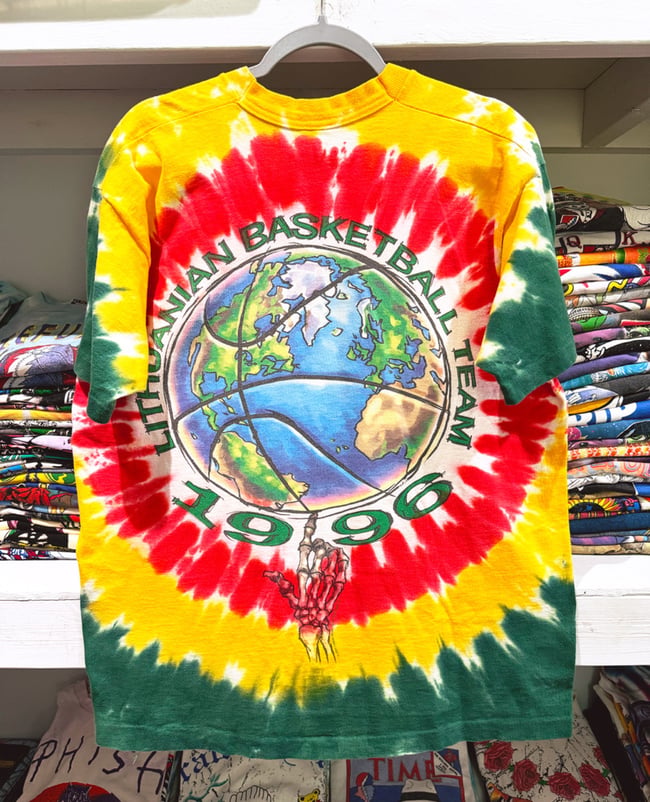 Grateful Dead 1996 Lithuania Basketball T-Shirt - Size XL