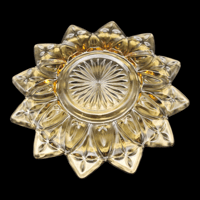 Image 8 of 5 Pieces of Sunflower Style Decor Glass