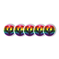 Image 4 of Pride Rebel Loon Buttons - Small