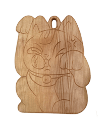 Image 1 of Chubby bubble Maneki Neko cutboard