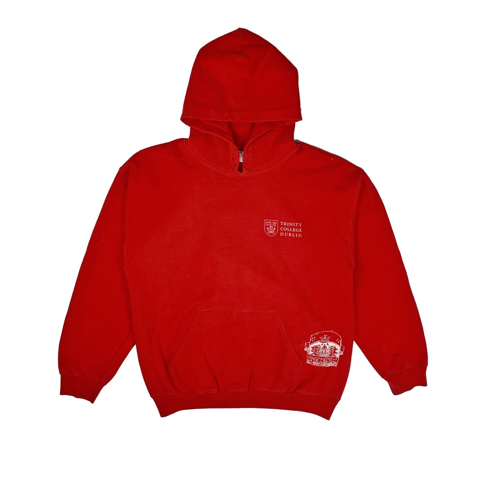 Image of "1/1" Trinity hoodie (Red/White) 