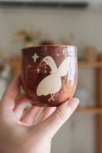 Image 1 of Hjönk white colour pop latte mug 