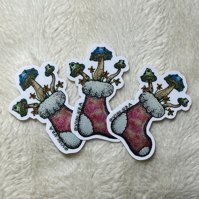 Image of Shroom Stocking Sticker