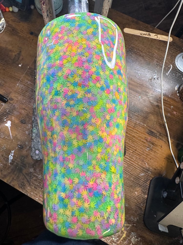 Image of 30ox Neon Spicy Leaf Glitter Base